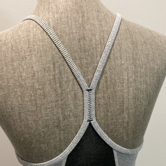 LULULEMON Energy Grey Flow Y Longline Bra Medium Support 6​​ - Picture 5 of 9